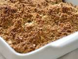 Crumble aux pommes sarrasin-noisettes