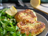 Galettes de pommes de terre, saumon fumé et oignon nouveau