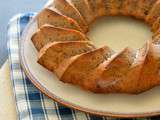 Gâteau moelleux noisettes, pralinoise et pommes