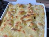 Gratin de chou-fleur au jambon, sauce mornay