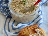 Rillettes de maquereau à la moutarde, estragon et haricots blancs (sans lactose)