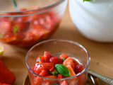 Salade de fraises au basilic, d’Alain Ducasse