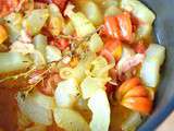 Sauté de concombre aux tomates