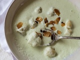 Soupe de concombre froide, chou-fleur et gingembre, d’Ottolenghi