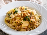 Tagliatelles aux noix et au citron, d’Ottolenghi