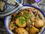 Tajine d’agneau aux pommes de terre et poireaux