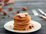 Pancakes à la banane moelleux