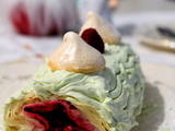 Crêp’bûche citron framboises