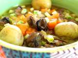 Pot au feu safrané de lumas aux bonnottes de Noirmoutier