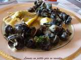 Ravioles de lumas (escargots)