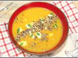 Soupe de butternut au lait de coco