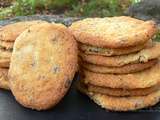 Cookies aux éclats de pistaches et pépites de chocolat