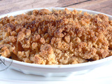 Crumble de pommes et coings à la cannelle