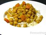 Curry de pois chiches au lait de coco