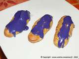 Eclairs aux myrtilles