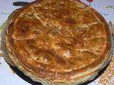 Galette des rois, crème de marron et marrons glacés