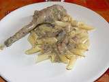 Lapin sauce poulette