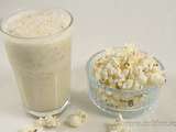 Milk shake vanille et pop-corn