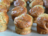 Mini-muffins au chèvre, tomates séchées et parmesan