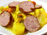 Potée de légumes et saucisse Morteau – Cookeo