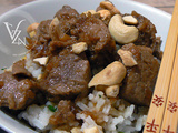 Riz sauté et porc à l’asiatique