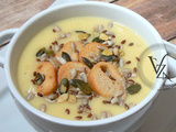 Velouté de panais, pommes de terre et pommes