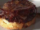 Fausse tatin de canard confit