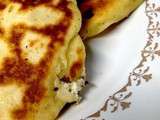 Naans aux trois fromages