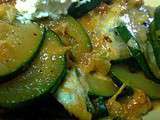 Poêlée de courgettes au Philadelphia afh