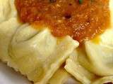 Raviolis maison farcis aux fromages