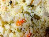 Takfelt (couscous aux dés de légumes)