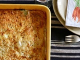 Lasagnes de feuilles de blettes, pâte de filo et fêta....Comme une spanakopita mais sans épinards, et pas roulée ! bref...autre chose