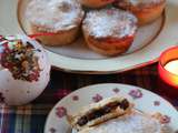 Mince pies....le petit gâteau anglais aux fruits secs et épices que l'on déguste à Noël de l'autre côté de la Manche