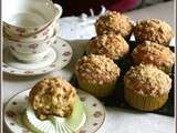 Muffins aux pommes : apple pie muffins