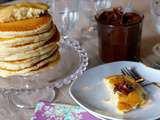 Pancake ! au choix : 2 recettes (thermomix) et une troisième....la pâte à tartiner maison