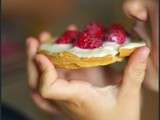 Tarte aux framboises et chocolat blanc