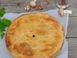 Tourte aux champignons délicieuse