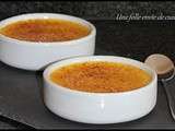 Crème brûlée à la vanille