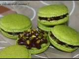 Macarons pistache-chocolat