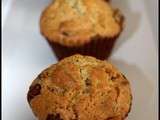 Muffins mi-cookie, mi-brownie