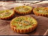 Petites quiches aux courgettes et chèvre