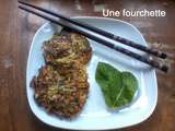 Galettes de riz, courgettes et menthe: saveurs asiatiques