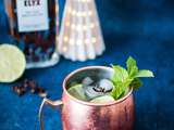 Cocktail Moscow Mule épicé avec la vodka Absolut Elyx