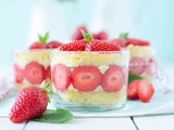 Mini fraisiers en verrines