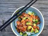 Poké bowl au saumon