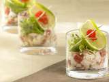 Tartare de langoustines au Serrano