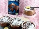 Crème au chocolat noir à la pointe de fleur de sel