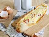 Egg Boat aux Allumettes de Jambon