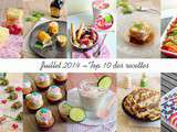 Juillet 2014 ~ Top 10 des recettes