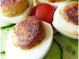 Oeufs farcis chauds